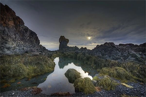 The magificent rugged Coastal view at Snaefellsbaer, Iceland