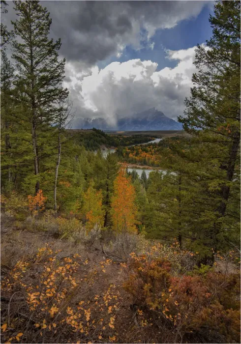 Framed Print : Magnificent scenery of the Teton mountain range, Snake River overlook, Grand Tetons National Park, Wyoming, USA Framed Print : Magnificent scenery of the Teton mountain range, Snake River overlook, Grand Tetons National Park, Wyoming, USA