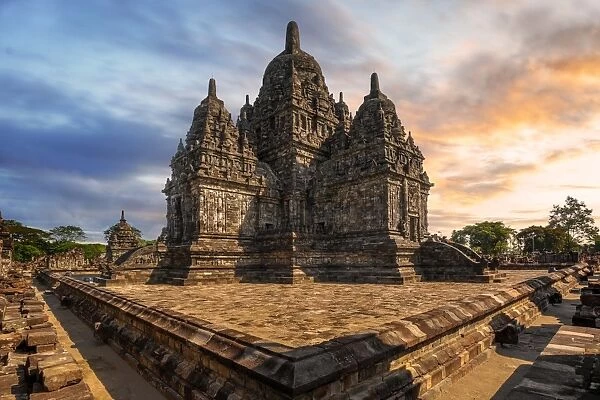 The Main Temple of Candi Sewu, North of Prambanan, Central Java, Indonesia