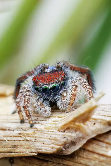 Framed Print : Male Coastal Peacock Spider (Maratus Speciosus)