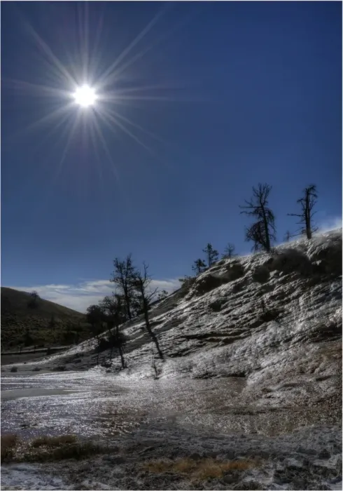 Framed Print : Mammoth springs, Yellowstone National Park, Wyoming Framed Print : Mammoth springs, Yellowstone National Park, Wyoming