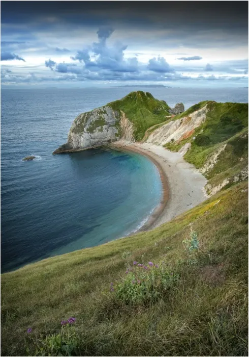 Framed Print : Man O War bay, on the Jurassic coastline of Dorset, England, United Kingdom