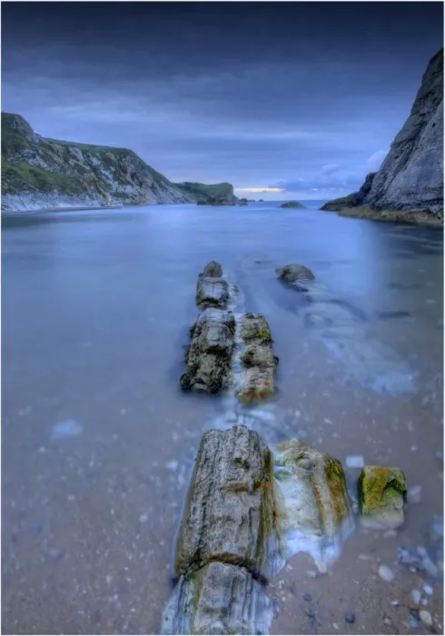 Framed Print : Man O War bay, on the Jurassic coastline of Dorset, England, United Kingdom