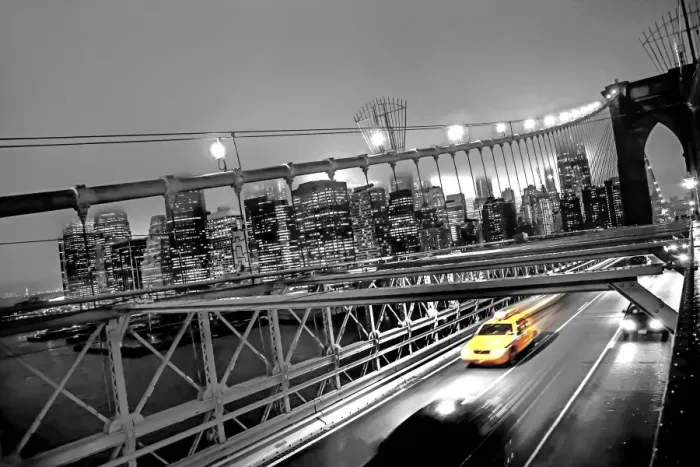 Framed Print : Manhattan Skyline from the Brooklyn Bridge Framed Print : Manhattan Skyline from the Brooklyn Bridge