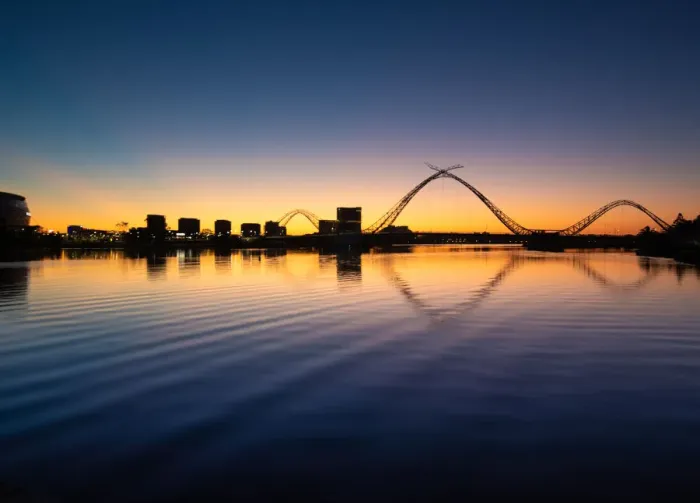 Framed Print : Matagarup Bridge