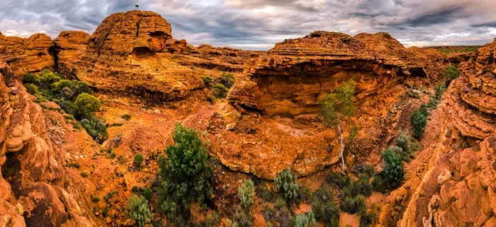 Framed Print : Maze of weathered sandstone domes at Watarrka National Park Framed Print : Maze of weathered sandstone domes at Watarrka National Park
