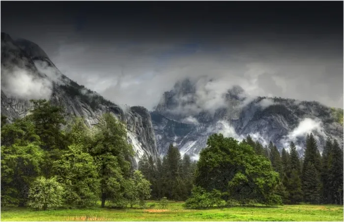 Framed Print : The meadow at Yosemite national park, California, USA Framed Print : The meadow at Yosemite national park, California, USA