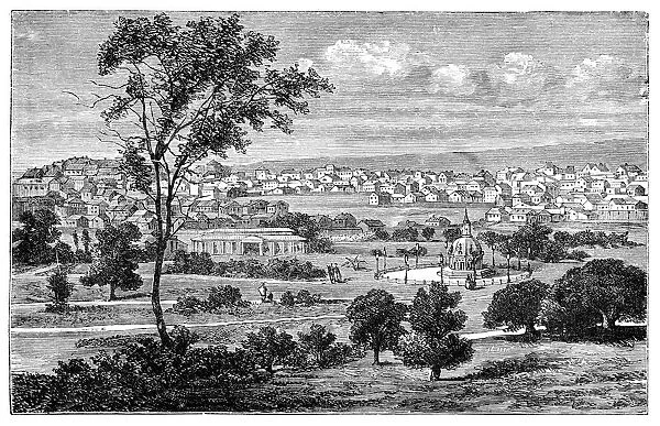 Melbourne capital of Australia illustration 1887