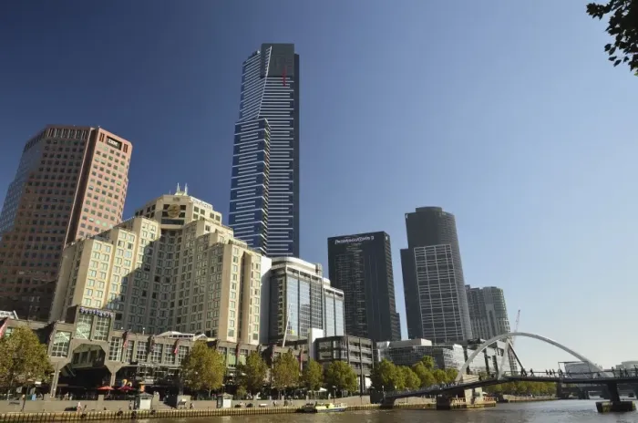 Framed Print : Melbourne Central Business District and Yarra River Framed Print : Melbourne Central Business District and Yarra River