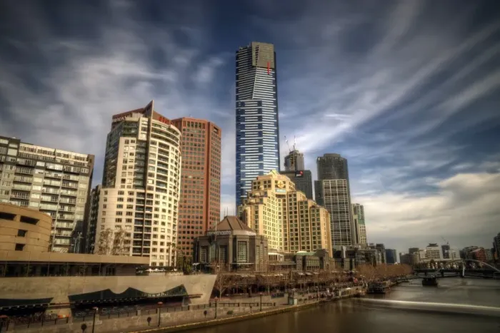 Framed Print : Melbourne city centre Eureka tower