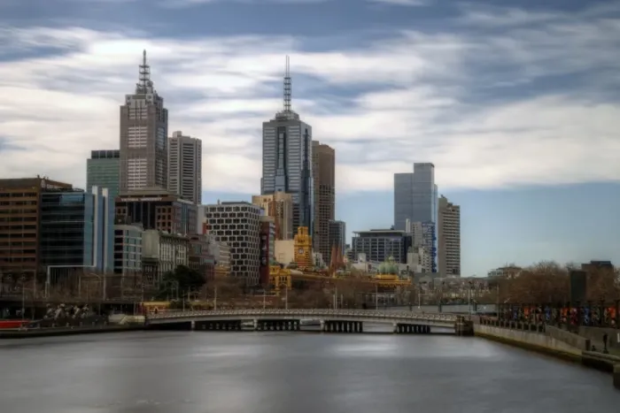 Framed Print : Melbourne city long exposure Framed Print : Melbourne city long exposure