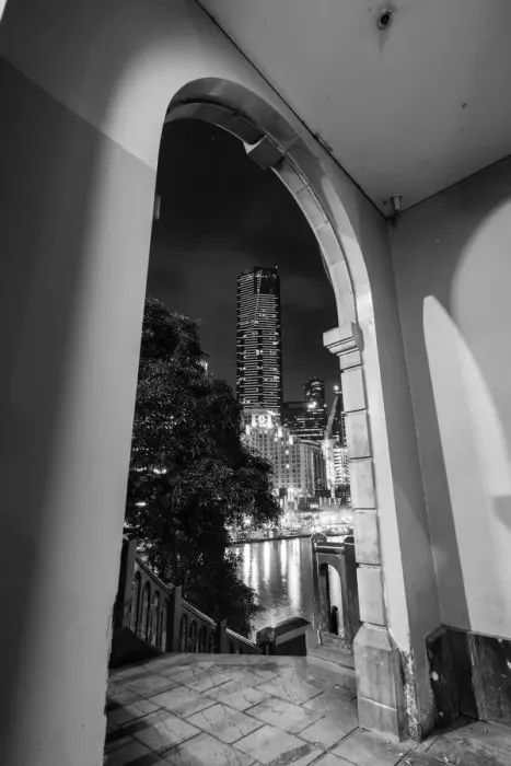 Framed Print : Melbourne city at night Framed Print : Melbourne city at night