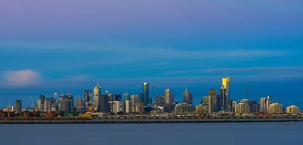 Melbourne (City sunset)