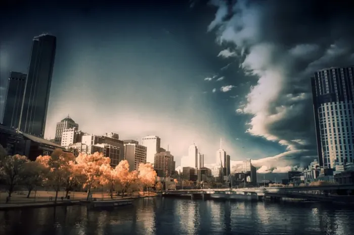 Framed Print : Melbourne cityscape Framed Print : Melbourne cityscape
