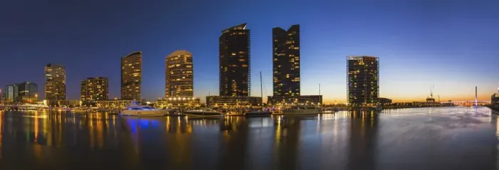 Framed Print : Melbourne Dockland Framed Print : Melbourne Dockland