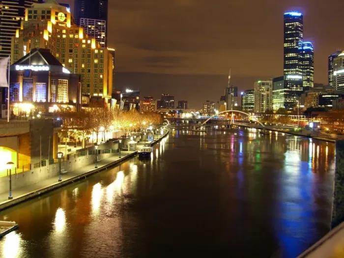 Framed Print : Melbourne by night Framed Print : Melbourne by night
