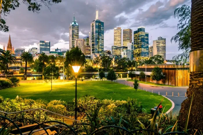 Framed Print : Melbourne Skyline