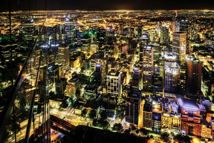 Framed Print : Melbourne Skyline