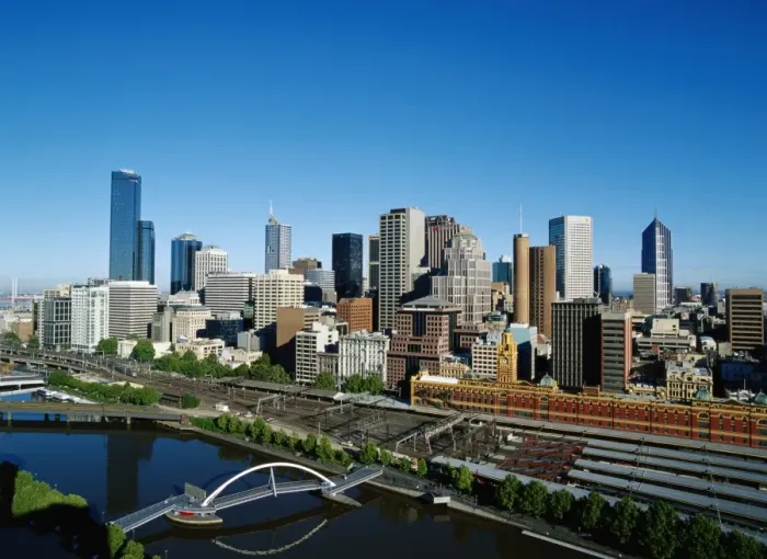 Framed Print : Melbourne Skyline