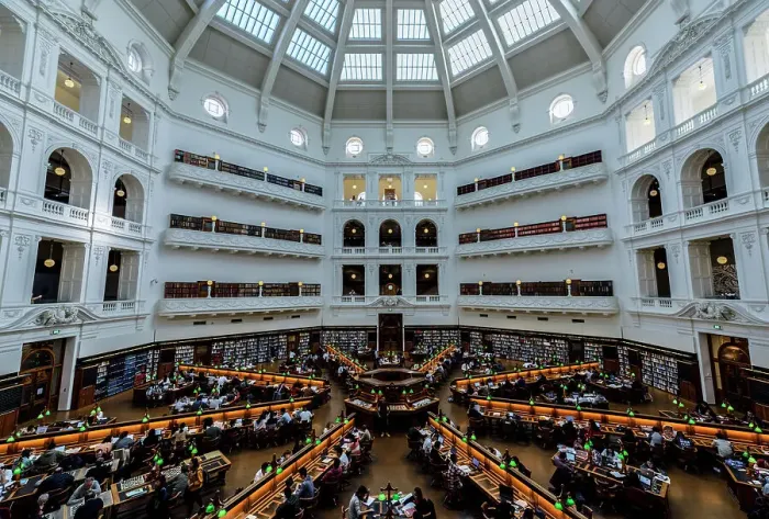 Framed Print : Melbourne State Library