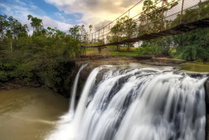 Framed Print : Mena Creek Falls Near Innisfail, Far North Queensland, Australia Framed Print : Mena Creek Falls Near Innisfail, Far North Queensland, Australia