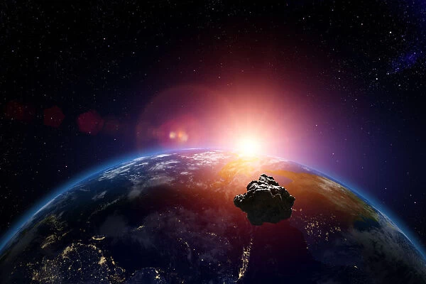 Meteoroid heading for Earth