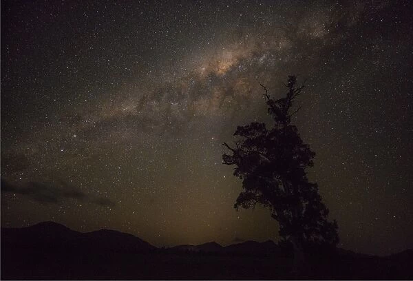 Milky way. The milky way as seen from Wilpena pound in the flinders ranges