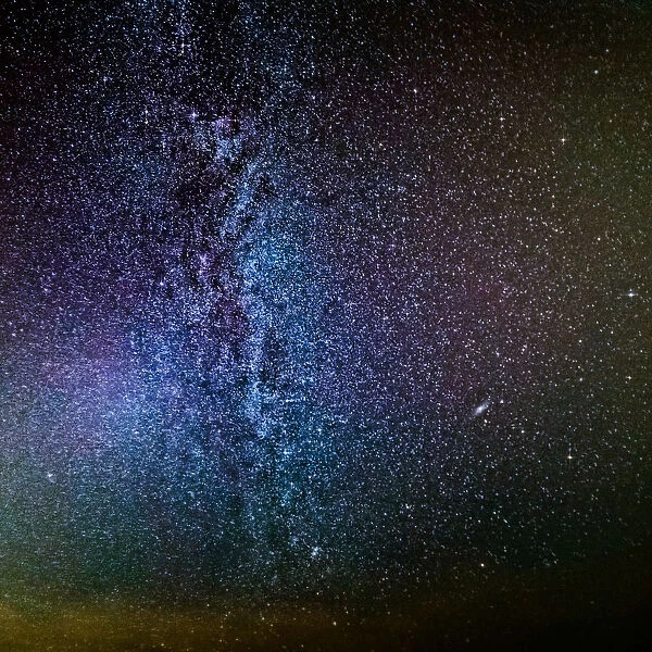 Milky Way. A colorful Milky Way shot during 2018 Perseid showers