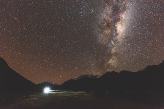 Framed Print : Milky Way. Milkly Way at Mount Cook, South Island, South Island, New Zealand