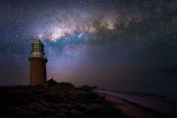 Milky way over Lighthouse