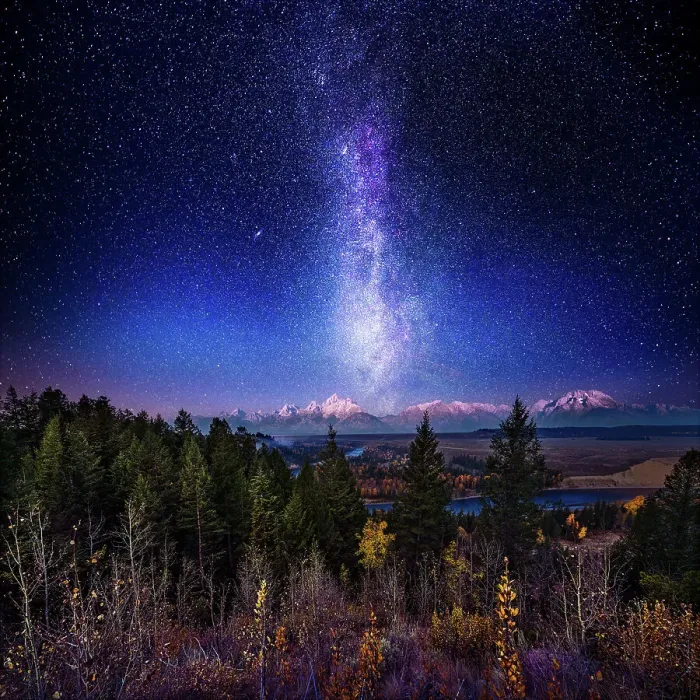 Framed Print : Milky Way Night Sky Over Grand Teton 2022 Framed Print : Milky Way Night Sky Over Grand Teton 2022