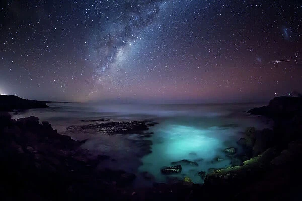 Milky Way over the Southern Ocean. Eyre Peninsula. South Australia