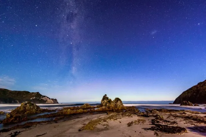 Framed Print : Milky Way at Wilson Bright, South West Cape track, Southwest Tasmania