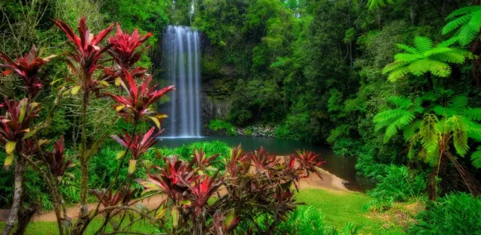 Framed Print : Milla Milla Falls Atherton Tablelands QLD