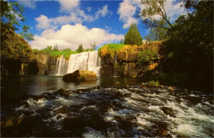 Framed Print : Millstream falls, north Queensland, Australia