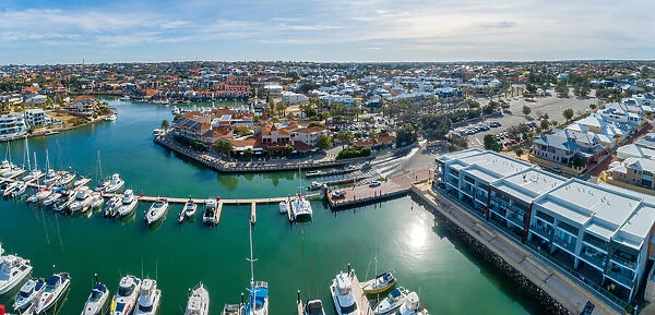 Mindarie Keys Boat marina aerial view