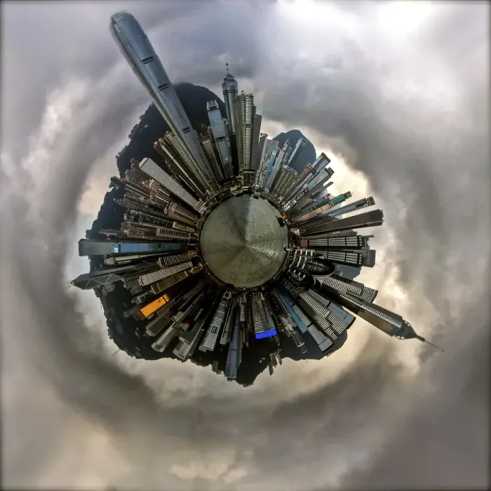 Framed Print : Mini planet