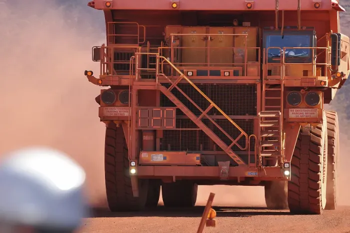 Framed Print : Mining Truck, Pilbara Western Australia