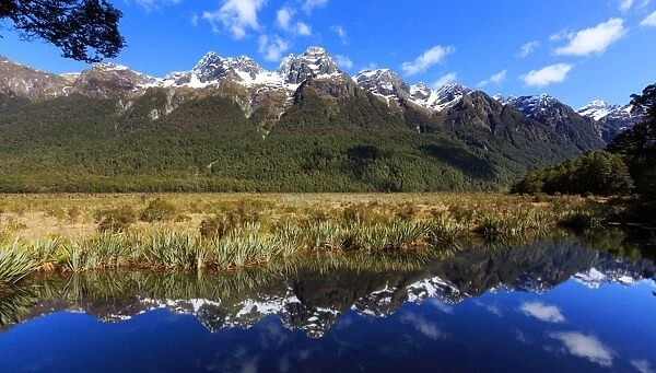 Mirror Lake mountain reflections