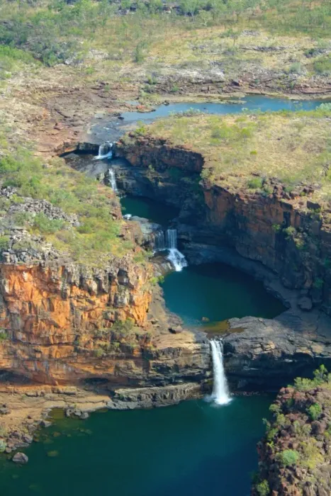 Framed Print : Mitchell Falls From the Air