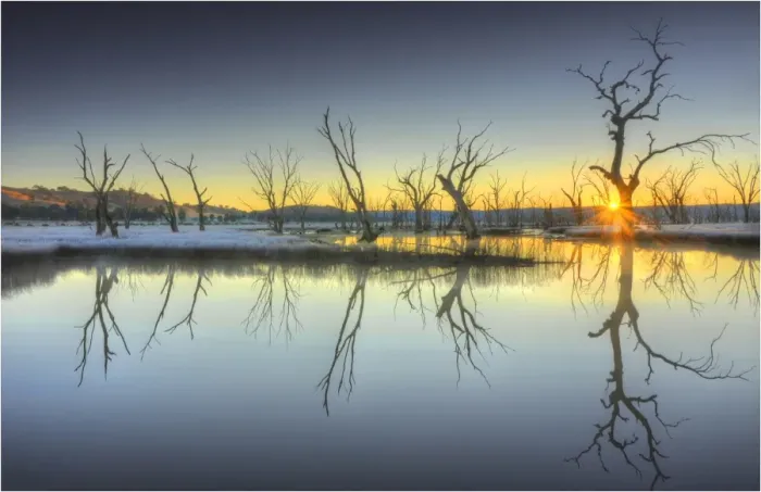 Framed Print : Mokoen wetlands, Victoria, Australia Framed Print : Mokoen wetlands, Victoria, Australia