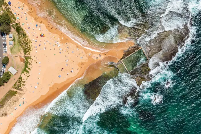 Framed Print : Mona Vale Rock Pool Framed Print : Mona Vale Rock Pool