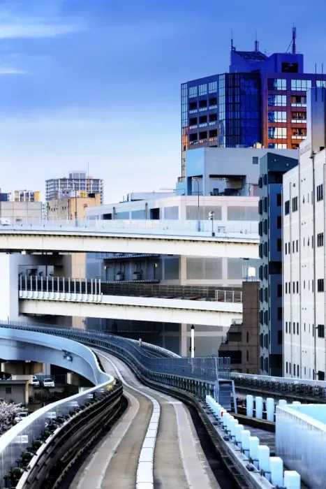 Framed Print : Monorail, Tokyo Framed Print : Monorail, Tokyo