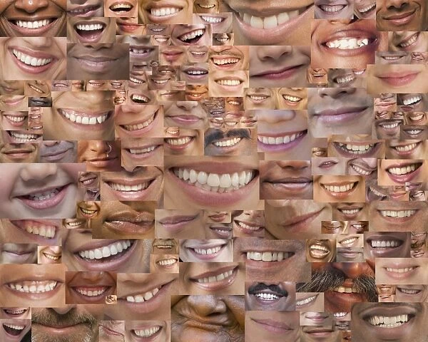 Montage of smiles