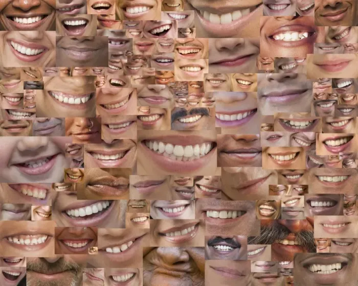 Framed Print : Montage of smiles Framed Print : Montage of smiles