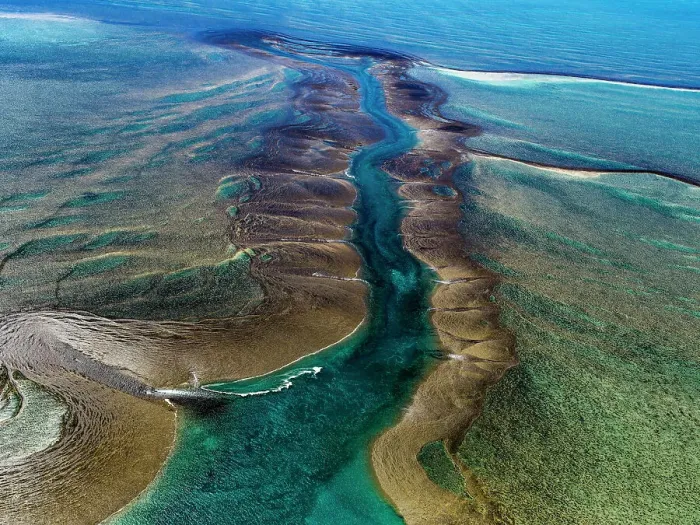 Framed Print : Montgomery Reef