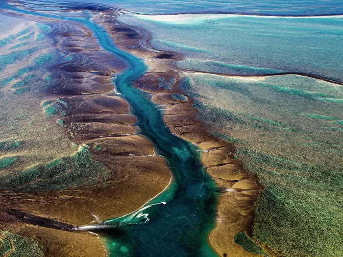 Framed Print : Montgomery Reef