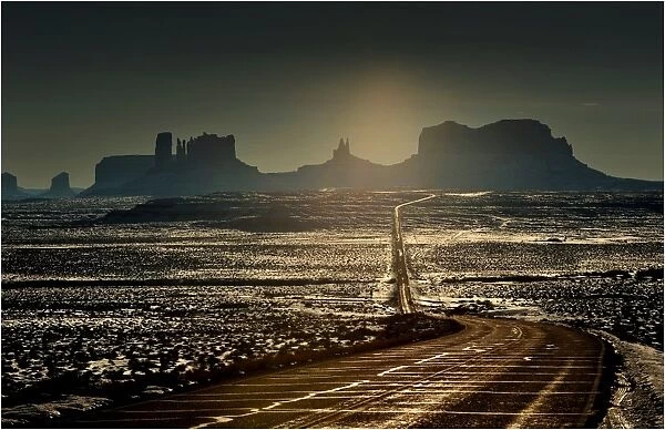Monument valley in Winter, Arizona, south western United States of America