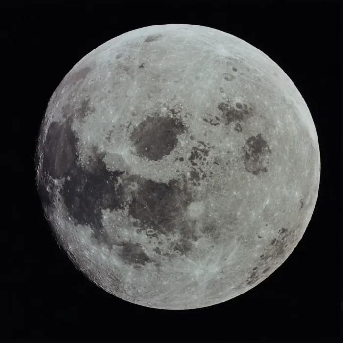 Framed Print : Full moon. Space, NASA, ST000158