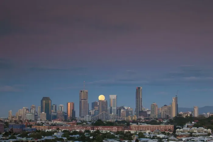 Framed Print : As the moon sets